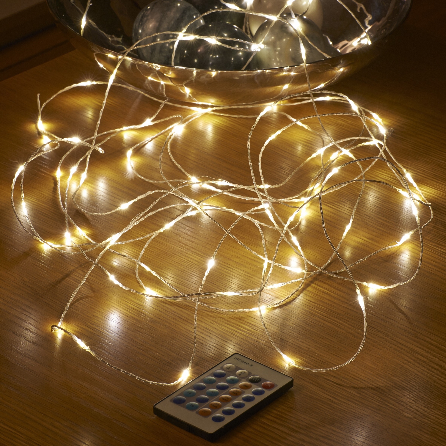 Auraglow 10m Remote Control Plug In 100 Micro LED String Lights | eBay