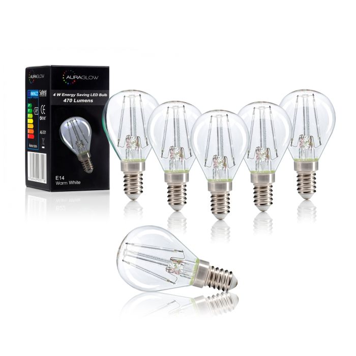 Ampoule LED E14 Ceramique G45 - 4W - SMD CREE